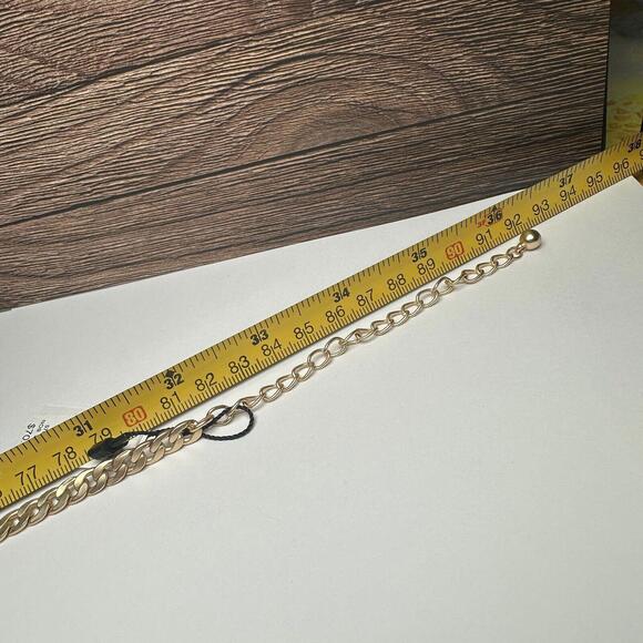 White House Black Market Semi Precious Beaded Tassel Y Drop Necklace NWT $70 - Picture 7 of 10